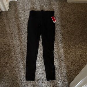 SPANX Black Sculpting High-Rise Leggings FAUX LEATHER